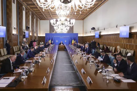 Întâlnire a guvernului României pentru discutarea măsurilor fiscale.