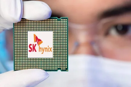 Cipuri SK Hynix, simbol al creșterii în tehnologia AI.