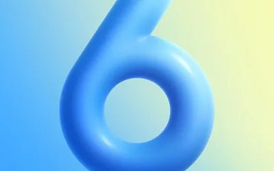 Logo-ul HarmonyOS 6 într-un design modern și atractiv.