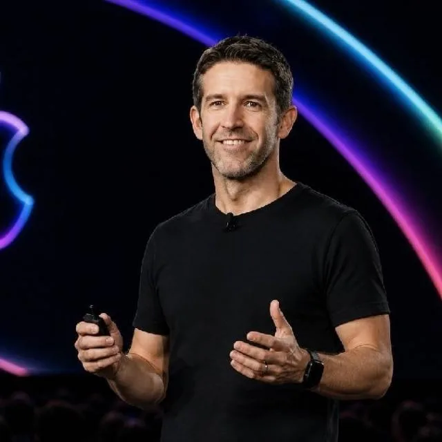 Prezentare despre integrarea AI în produsele Apple.