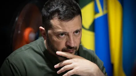 Zelenski discută despre consolidarea apărării Ucrainei la granița cu Belarus.