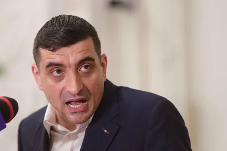 George Simion discutând despre necesitatea unui guvern legitim după incidentul din Galați.
