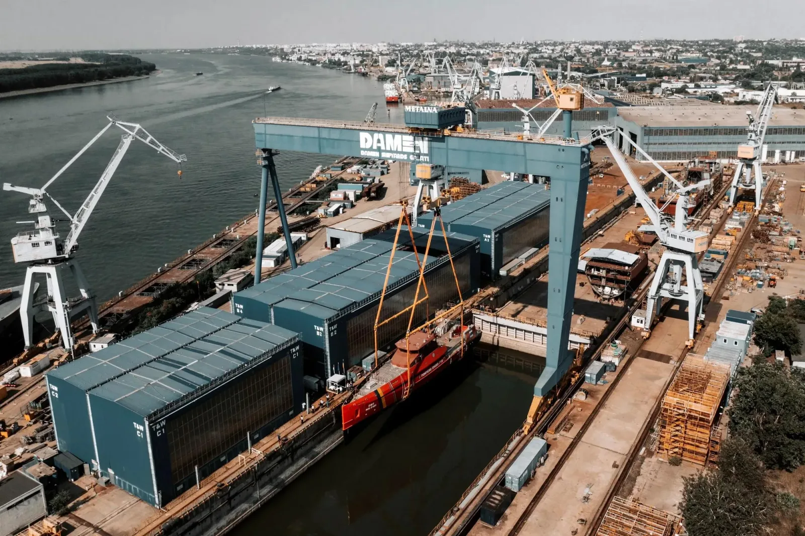 Șantierul Naval Mangalia în proces de faliment după votul creditorilor.