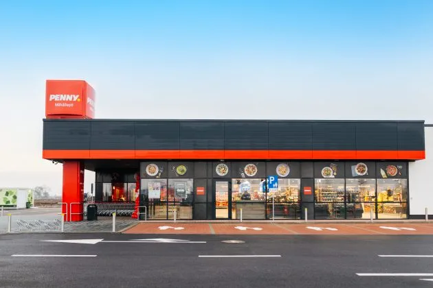 Noul magazin PENNY din Mihăești, județul Vâlcea, pregătit pentru deschidere.