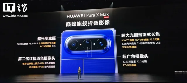 Huawei lansează Pura X Max, primul telefon pliabil cu ecran lat 2:1 - Prețuri începând de la 10.999 yuani și specificații ava