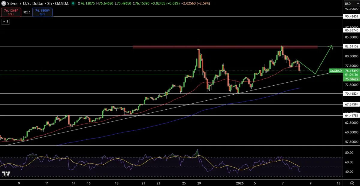 Evoluția prețului argintului pe piața internațională în 2025