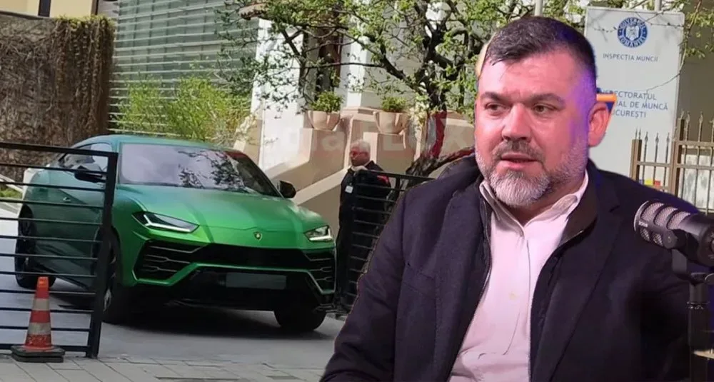 Costel Grojdea discutând despre Lamborghini Urus la ITM București.