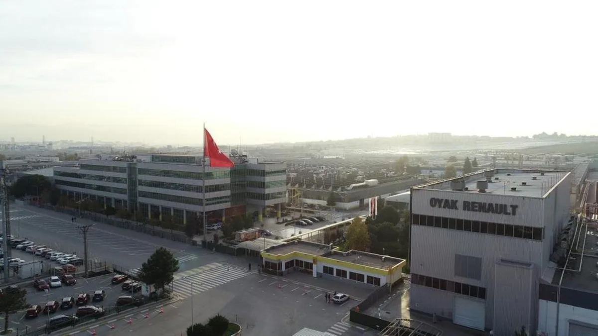 Fabrica Oyak Renault din Bursa, centru de producție Dacia.