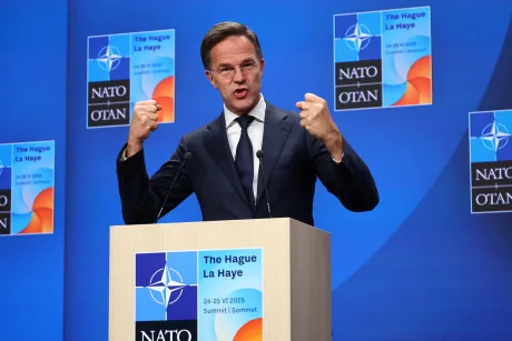 Mark Rutte discută despre consolidarea sprijinului european în cadrul NATO.