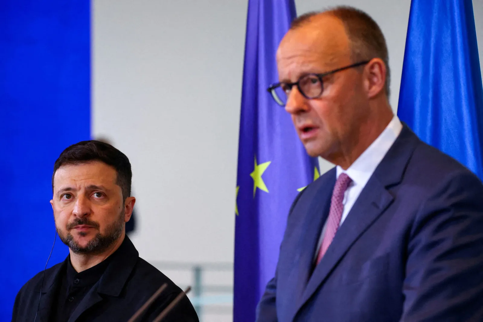 Friedrich Merz discută despre câștigurile teritoriale ale Ucrainei în fața președintelui Zelenski.