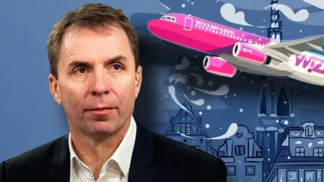 Directorul Wizz Air discutând despre conectivitate la bord.