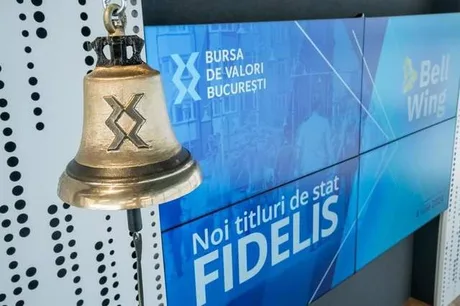 Clopotul de la Bursa de Valori București anunță noi titluri de stat Fidelis.