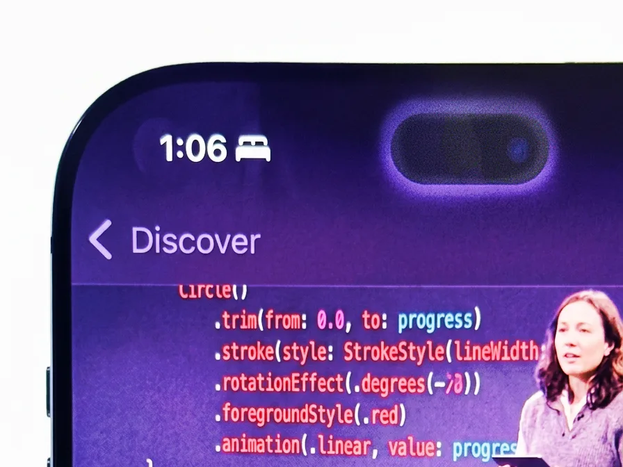 Prototip iPhone 18 Pro cu Dynamic Island micșorat și margini subțiri