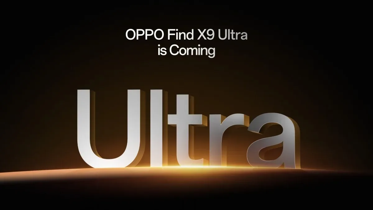 Anunțul lansării modelului Oppo Find X9 Ultra.