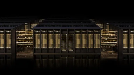 Infrastructură avansată pentru antrenarea AI cu tehnologie de rețea eficientă.