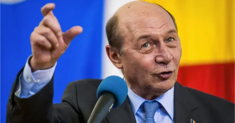 Traian Băsescu discută despre carierele studenților la Politehnica Timișoara.