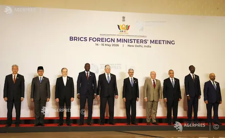 Reuniune BRICS la New Delhi, cu miniștri de externe din diverse țări.