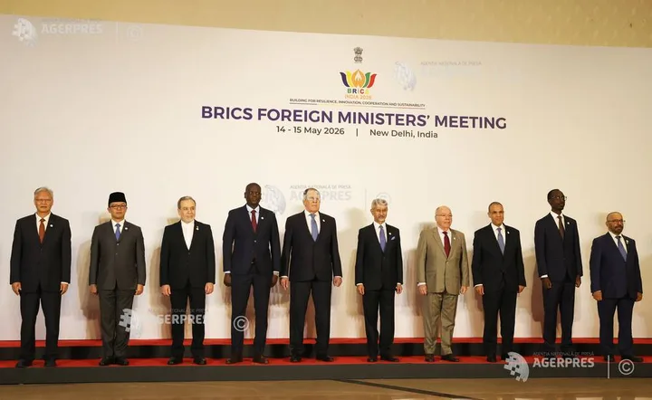 Reuniune BRICS la New Delhi, cu miniștri de externe din diverse țări.