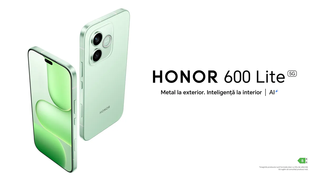 HONOR 600 Lite cu design metalic și cameră de 108MP