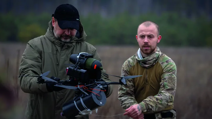 Experți ucraineni pregătiți să combată drone în Orientul Mijlociu.