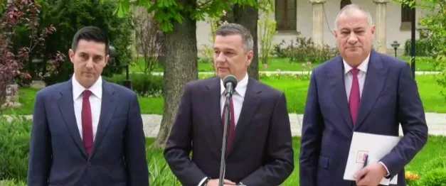 Sorin Grindeanu discută despre angajamentele internaționale ale României la Cotroceni.