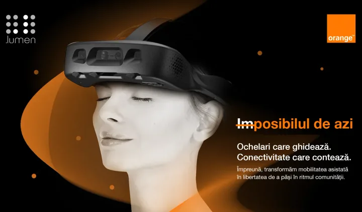 Dispozitiv inovator pentru mobilitatea persoanelor nevăzătoare, cu tehnologie avansată.