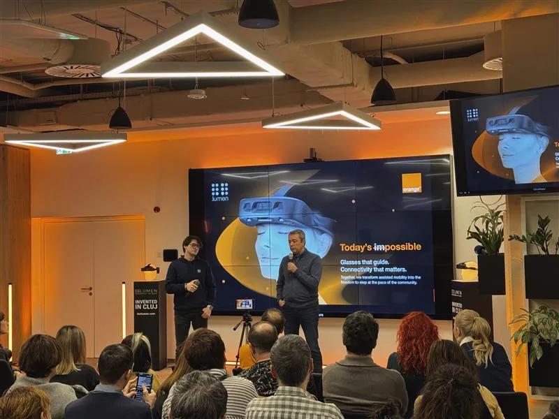 Prezentare a tehnologiei asistive pentru persoanele nevăzătoare.