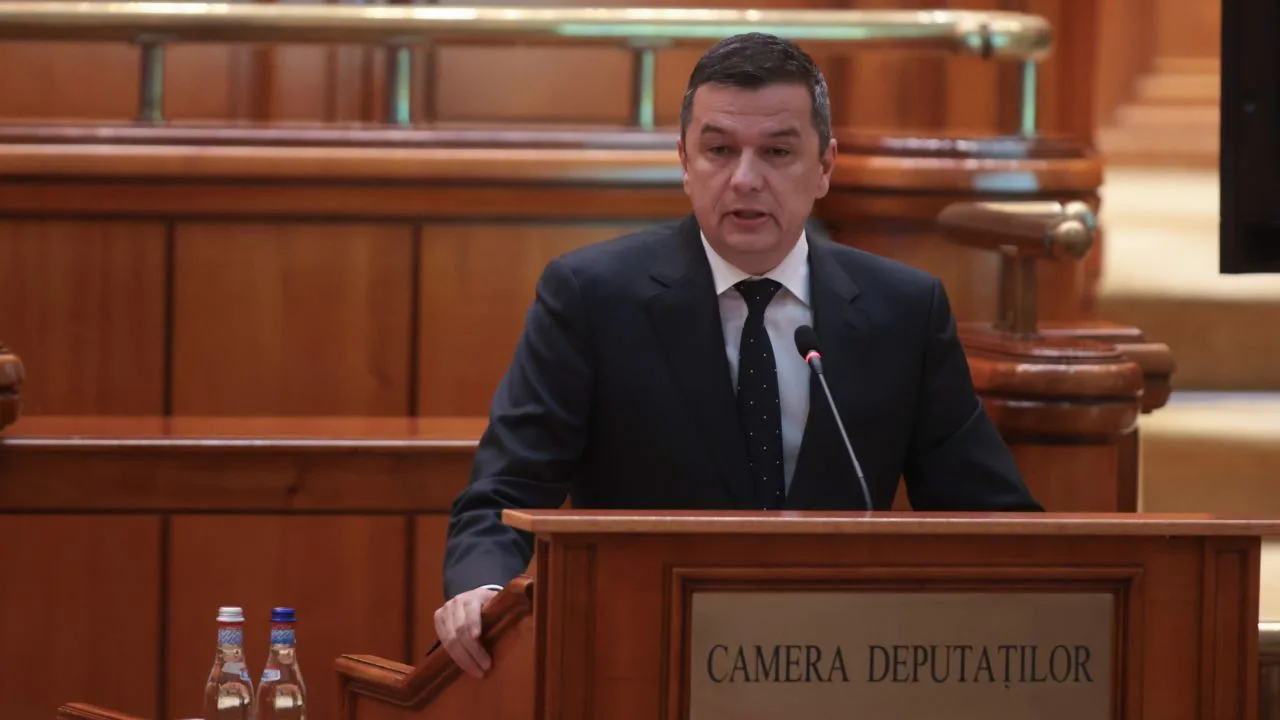 Discurs în Parlament despre moțiunea de cenzură a PSD.