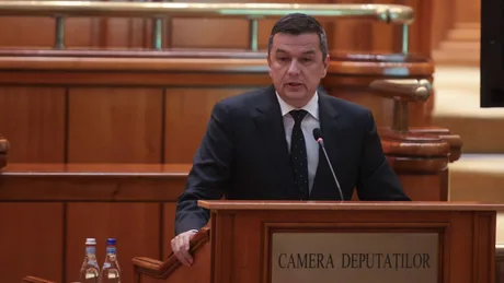Discurs în Parlament despre moțiunea de cenzură a PSD.