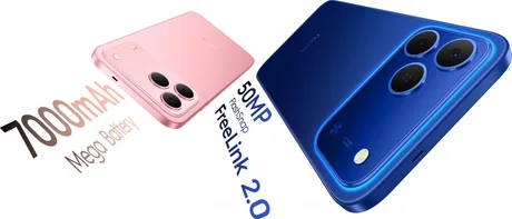 Smartphone cu baterie mare de 7000 mAh și cameră de 50 MP