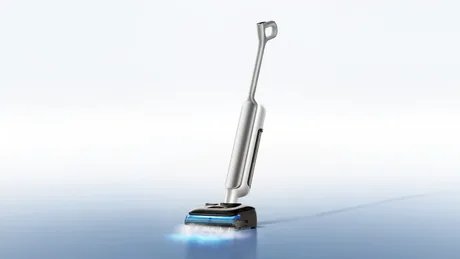 Aspiratorul Mijia Wireless Floor Washer 5 Pro cu abur și funcții de autocurățare.