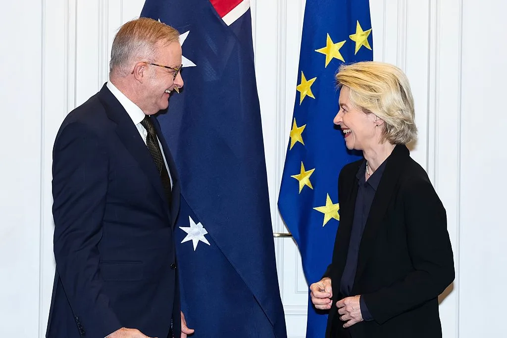 Negocieri între oficiali europeni și australieni pentru un acord comercial.