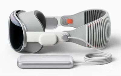 Ochelari inteligenți Apple cu design modern și accesorii inovatoare.