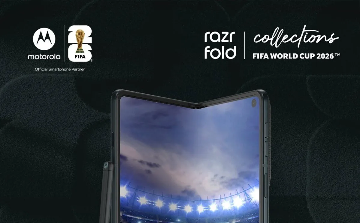 Telefon pliabil Motorola Razr Fold cu ecran de 8,09 inci.
