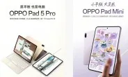 Tabletele Oppo Pad 5 Pro și Pad Mini, cu specificații avansate și design elegant.