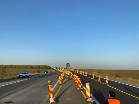 Restricții de circulație pe Autostrada Soarelui din cauza lucrărilor de reparații.