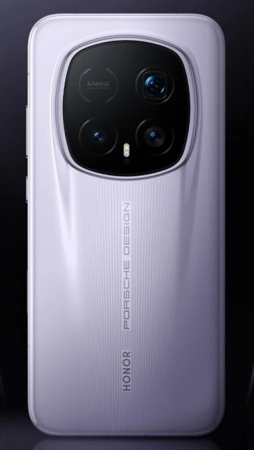 Design elegant al telefonului Magic8 RSR Porsche Design cu camere avansate.