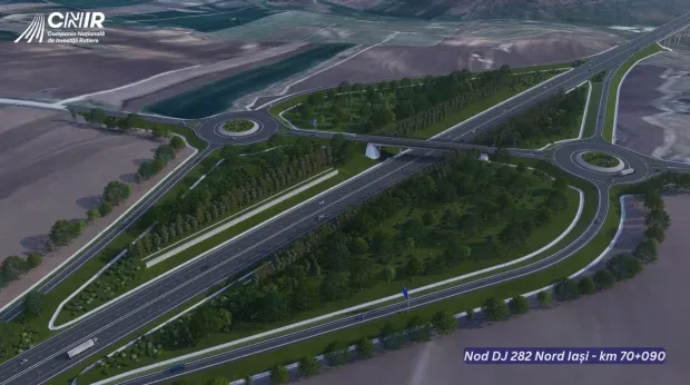 Proiectul Autostrăzii Unirii A8 include tuneluri și poduri complexe.