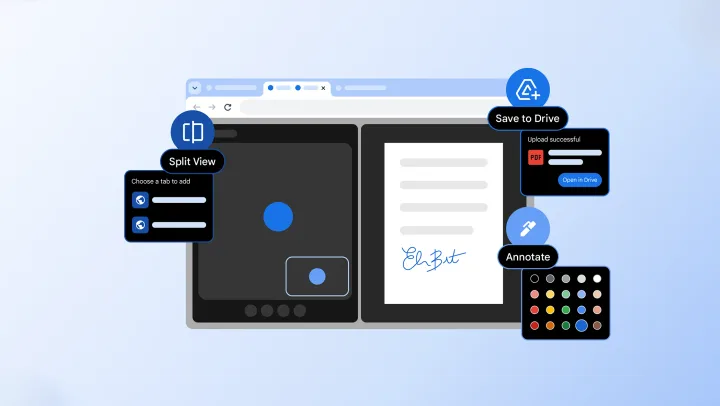Chrome 145 introduce vizualizarea a două file și adnotări PDF integrate.