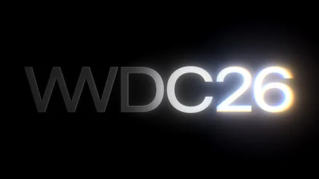 Logo-ul WWDC26, eveniment dedicat dezvoltatorilor Apple.