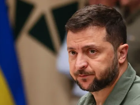 Zelenski discutând despre implicarea Europei în negocierile cu Rusia.