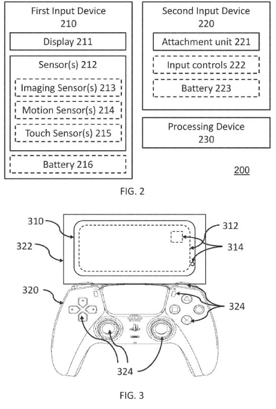 Brevet Sony pentru atașarea smartphone-ului pe controllerul DualSense PS5.