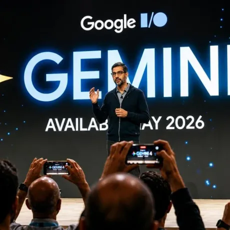 Prezentare Google despre interacțiunea vocală în Gmail Live și funcțiile AI integrate.