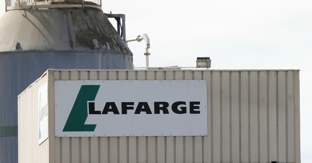 Sediul companiei Lafarge, implicată în scandalul financiar din Siria.