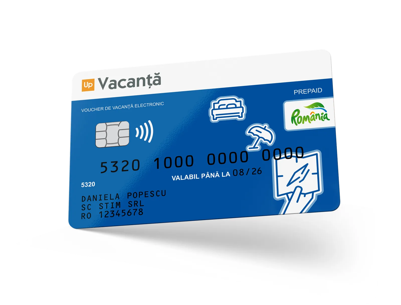 Voucher de vacanță electronic pentru relaxare și odihnă în România.