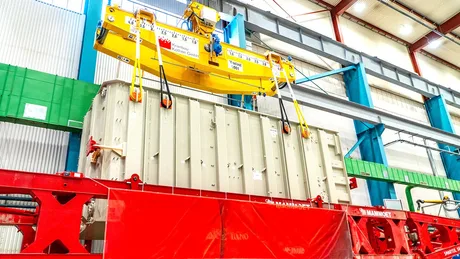 Transformator de mare capacitate pentru linia HVDC din China.