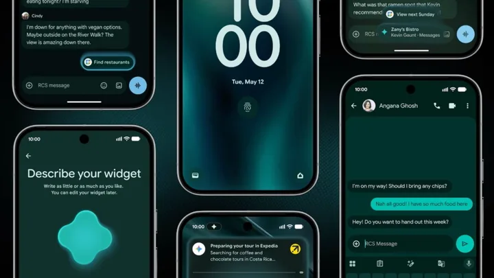 Funcții noi de inteligență artificială prezentate pe telefoane Pixel și Samsung.