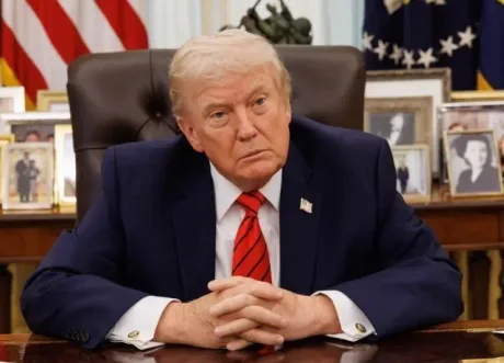 Donald Trump discutând despre tensiunile cu Iranul la Casa Albă.