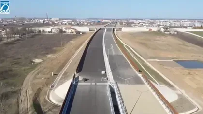 Lucrări avansate pe Lotul 4 al autostrăzii A0 Nord, aproape de finalizare.