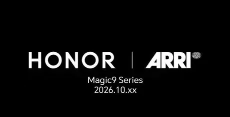 Logo-ul Honor și ARRI pentru seria Magic 9, lansare în octombrie 2026.